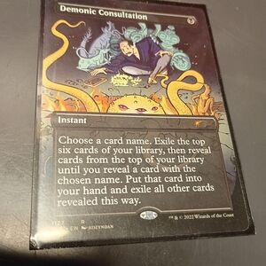 Demonic Consultation Card Game by